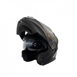  NCR MAT SİYAH ÇENE AÇILIR KASK