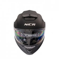  NCR MAT SİYAH ÇENE AÇILIR KASK